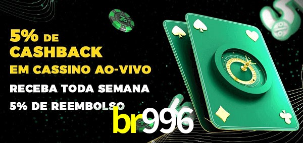 Promoções do cassino ao Vivo br996